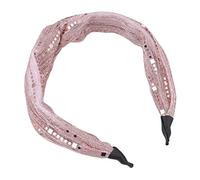 Mikinona Diadema De Ala Ancha Brillante Para Mujer Diseño Cruzado De Malla Para Fiestas y Eventos Formales Accesorio De Moda De Material Resistente