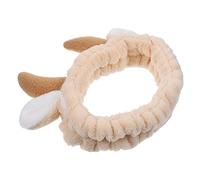 Mikinona diadema de cuerno banda de vello facial elástico headbands for Venda chicas vacas diademas buenas para mujer sombreros de vaca accesorios de vaca Diadema para mujeres franela