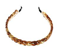 Mikinona Diadema Retro Acrílica Cabello Tamaño Único Color Ámbar Accesorio para Mujer y Niña Uso Diario y Fiestas