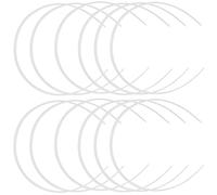 Mikinona Diademas Cabello DIY 12 Unidades Finas de Plástico para Niñas y Mujeres Base Ligera para Manualidades y Accesorios Personalizados en Cuidado Diario