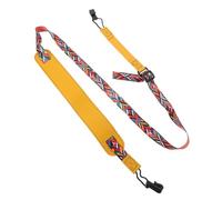 Mikinona Diagonal Adjustable Ukulele Strap Portable Non-perforated Cotton Carrying Strap for Adults Durable and Comfortable Design