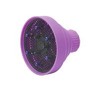 Mikinona Difusor de Silicona Plegable para Secador de Pelo Morado 1 Unidad Tamaño 5-13,5 Cm Compacto para Cabello Rizado Uso Profesional y Doméstico