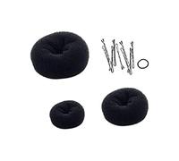 Mikinona Donut Bun Maker Peinados Bodas Fiestas y Actividades Diarias Color Negro