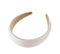 Mikinona Elegante Diadema de Satén para Mujer Banda Ancha Antideslizante para Maquillaje y Lavado Facial Accesorio Versátil para Peinados y Diario