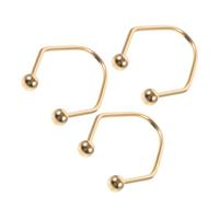 Mikinona Entrenador de Hoyuelos Faciales Metálico 3 Piezas Dorado Herramienta Portátil para Esculpir Hoyuelos Naturales Ejercitador Facial para Mujeres Lifting y Moldeador de Músculos