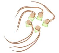 Mikinona Esenciales 5 para Coche Difusor de Colgante Aceites Vidrio 8ml Piezas para Aromaterapia y Decoración Antiestrés