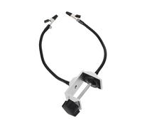 Mikinona Estación de soldadura Helping Hands, herramienta de soldadura de tercera mano con dos brazos flexibles, de mesa para ensamblaje de PCB y reparación de circuitos impresos.