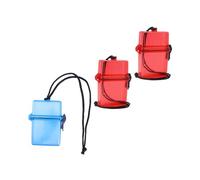 Mikinona Estuche Estanco Flotante Pequeño para Caja Sellada Portátil Resistente para Campamento Senderismo y Actividades al Aire Libre Paquete de 3 Unidades Color Color