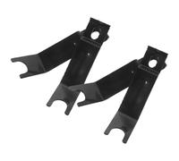 Mikinona Extensores de Eje para Rueda de Entrenamiento de Bicicleta Infantil, 2 Pares de Estabilizadores Metálicos Resistentes y Fáciles de Instalar para Ruedas de 12 a 20 Pulgadas