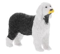 Mikinona Figuras de Animales Realistas para Modelo Sólido de Perro Pastor Inglés Juguete Interactivo Educativo Figura Decorativa Coleccionable Juguete Infantil para Juego Creativo