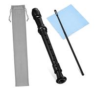 Mikinona Flauta Dulce Soprano Instrumento Musical Para Adolescentes Kit Completo Con Baqueta Limpiador y Bolsa De Franela