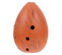 Mikinona Forma De Xun Portátil Para Principiantes Xun Introductorio Instrumental De Portátil Para Clases De Música y Prácticas Caseras Color Tierra