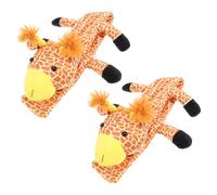 Mikinona Funda Protectora para Estetoscopio Médico de Felpa Suave Diseño de Jirafa 2 Piezas Cubierta Decorativa para Cuello Protección contra Golpes y Rasguños Adecuado para Pediatría