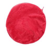 Mikinona Funda Redonda de Franela Rosa para Bolsa de Agua Caliente Retención de Calor y Suave, Accesorio Reutilizable para Botellas y Placas de Hierro