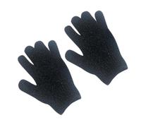 Mikinona Guantes Exfoliantes Doble Cara 2 Pcs Guantes para Fregar el Cuerpo Baño y Ducha Texturizados Unisex para Espuma Abundante Uso Diario Cuidado Personal
