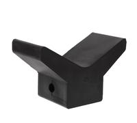 Mikinona Heavy Duty Bow Stop Rubber Bracket For Boat Trailer Compatible with Fishing Boats Sailboats and Motorboats Durable Bumper Accessory For V Shaped Trailer Support