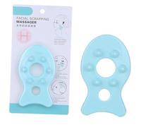 Mikinona Herramienta de Masaje de Puntos de Acupuntura 2 Piezas Tablero de Gua Sha Abs Color Aleatorio para Rostro y Cuerpo Terapia de Meridianos Relajante Cuidado Facial y Corporal