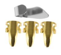 Mikinona Herramienta Para Practicar Guitarra Púas Ajustables Metal Protector De Dedos Para Pulgar y Índice