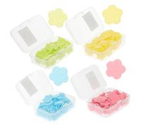 Mikinona Hojas de Jabón Desechables para Viaje 10 Unidades Tamaño Pequeño Jabón de Manos de Papel Perfumado para Niños Uso Portátil en Exteriores Estuche Compacto Color Aleatorio