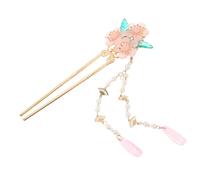 Mikinona Horquilla China Colgante Borla Larga para Pelo Largo para Mujer Pasador Cabello Boda Peinado Tradicional Accesorio Elegante Diario Fiesta