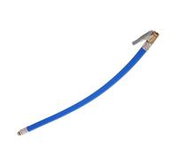 Mikinona Inflador de Neumáticos de Coche Mandril de Bloqueo Rápido, Manguera Infladora de Goma Azul 9,5 MM, Accesorio para Inflado Preciso y Reparación de Ruedas, Herramienta Portátil para