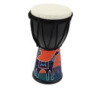 Mikinona Instrumento de Percusión Djembé Africano Portátil para Principiantes para Clases de Música Preescolar y Presentaciones Teatrales