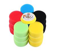 Mikinona Juego Completo De Pulido De Automóviles 16 Piezas Almohadillas De Esponja Para Pulir De 2 Pulgadas Kit De Almohadillas Para Pulir Para Automóviles Adecuadas Para Lijar Encerar Y Sellar