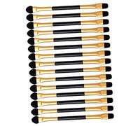 Mikinona Juego De 15 Mini Brochas De Maquillaje De Doble Cara Para Sombras De Ojos Y Maquillaje De Ojos