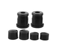 Mikinona Juego de Bujes para Ejes de Patineta Almohadillas Amortiguadoras de Poliuretano Negro Copas Pivotantes Antivibración para Mantenimiento y Reparación de Longboards Kit de