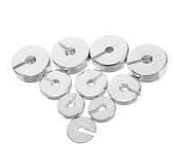 Mikinona Juego de Pesas de Calibración Gancho 35 Piezas Acero 5g y 10g para Laboratorio y Prácticas Educativas de Física