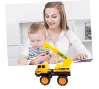 Mikinona Juguete Grúa de Plástico Grande para Camión de Construcción Resistente y Seguro Vehículo Educativo para Temprano