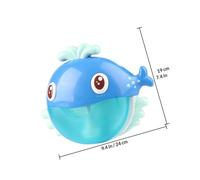 Mikinona Juguete Soplador de Burbujas para Baño Infantil en Forma de Ballena, Tamaño Pequeño, Colores Brillantes, Máquina para Hacer Burbujas sin Batería, Adecuado para Bañera y Piscina
