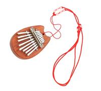 Mikinona Kalimba de Madera Notas Ergonómica Piano de Pulgar Portátil para Decoración de Escritorio