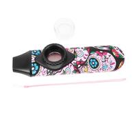 Mikinona Kazoo Pequeño De Plástico Para Niños y Principiantes, Instrumento Musical Portátil Con Membrana, Adecuado Para Aprender Música y Estimular El Sentido Del Ritmo