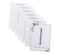 Mikinona Kit De Práctica Para Extensiones De Pestañas Guía De Mapeo y Hojas De Entrenamiento Para Principiantes, Material Realista, Para Salón De Belleza y Uso Personal