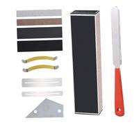 Mikinona Kit Herramientas Luthier Guitarra 11piezas para Nivelación Trastes y Protección Diapasón