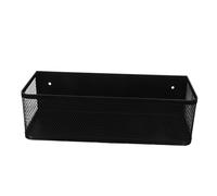 Mikinona Kitchen Wall-mounted Spice Rack Ventilated Storage Basket For Garlic Ginger And Seasonings No-drill Organizer Large Wall Basket For Kitchen