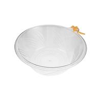 Mikinona Lavabo de Plástico Transparente Engrosado para Salón de Belleza, 1 Unidad, Tamaño Pequeño, Portátil Prueba de Fugas, para Cuidado Facial Profesional y Uso Doméstico