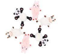 Mikinona Lazos Elásticos de Animales 6 Piezas para Niñas Suave Kawaii Accesorios Cabello Fiesta Escuela