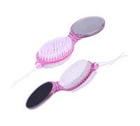 Mikinona lima exfoliante pinceles para uñas pinceles uñas aspirador de uñas pinceles de uñas cuidado pies foot file removedor de la piel agrietada escofina de manos removedor de callos rosa