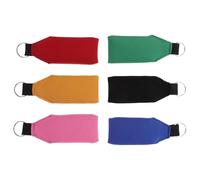 Mikinona Llaveros Flotantes de Neopreno para Llaves de Barco 6 Piezas Multicolor Negro Rojo Rosa Azul Verde Naranja Accesorios Portátiles para Deportes Acuáticos y Actividades al