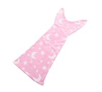 Mikinona Luminous Mermaid For Glow In The Dark Wearable Blanket Cozy Polyester Throw For Home Travel Outdoor Use Easy Care
