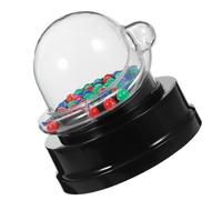 Mikinona Máquina de Lotería Eléctrica Mini Portátil para Selección de Números Suerte Juego de Bolas para Fiestas y Entretenimiento sin Batería Incluida