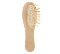 Mikinona Mini Peine De Madera Desenredante Peine Para Cuidado Del Cabello Masajeador De Cabelludo Antiestático Para Viaje y Uso Diario