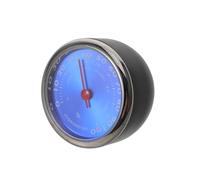 Mikinona Mini Termómetro Mecánico para Automóvil Medidor de Temperatura y Humedad Interior Higrómetro Pequeño Azul para Tablero Indicador Preciso para Control de Temperatura y Humedad