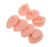 Mikinona Modelo de características faciales simuladas parte del cuerpo modelo de práctica de perforación del cuerpo Practicar kit de perforación gel de sílice Beige