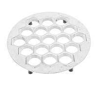 Mikinona Molde Manual para Dumplings de 19 Orificios en Aleación de Aluminio Prensa Multiusos para Raviolis y Bollos al Vapor Utensilio Resistente y Fácil de Limpiar Adecuado para