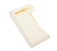 Mikinona Organizador de Bolsas de Basura de Pared Grande Crema, Caja Dispensadora de Plástico Ahorrador, Contenedor para Cocina, Soporte Montado sin Perforaciones, Almacenamiento Práctico para Hogar