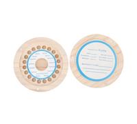 Mikinona Organizador de Recuerdos para Bebés de Madera Fácil Apertura y Cierre, Caja Pequeña para Guardar Dientes de Leche y Preservar Memorias