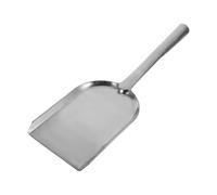 Mikinona Pala de Acero Inoxidable para Chimenea y Barbacoa Pala de Ceniza para Estufas de Leña Herramienta Resistente para Limpieza de Carbón y Brasas para Uso Interiores y Jardines